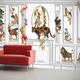 Image for article titled This Wild Wallpaper Turns Your Home Into a Natural History Museum
